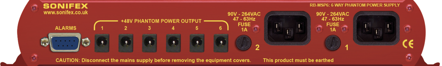 Sonifex Redbox RB-MSP6 6-канальный источник фантомного питания