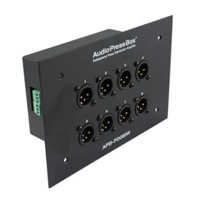 AudioPressBox APB-P008 IW-EX пассивный встраиваемый AudioPressBox, 1 LINE вход, 8 MIC выходов