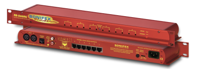 Sonifex  RB-DA6RG 6-полосный стереоусилитель-распределитель с разъемами RJ45 и регулятором выходного усиления