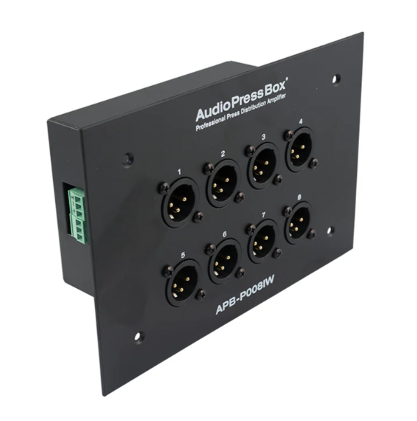 AudioPressBox APB-P008 IW-EX пассивный встраиваемый AudioPressBox, 1 LINE вход, 8 MIC выходов