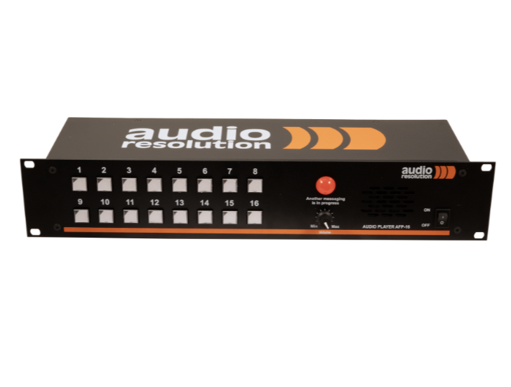 AudioResolution AFP-16 профессиональный проигрыватель аудиообъявлений 