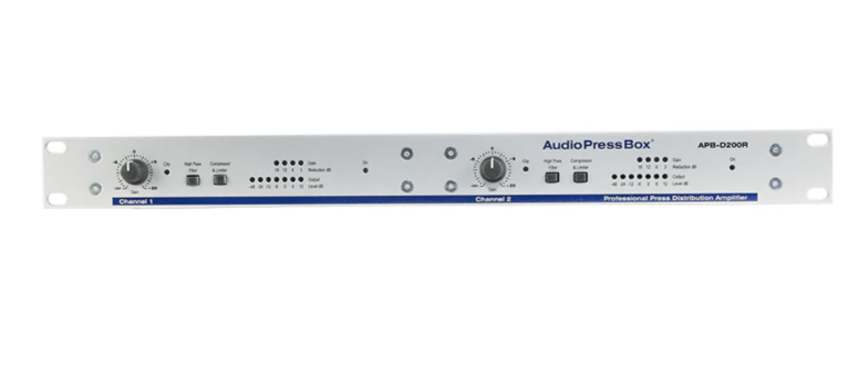 AudioPressBox APB-D200 R профессиональный активный 19-дюймовый аудиораспределитель