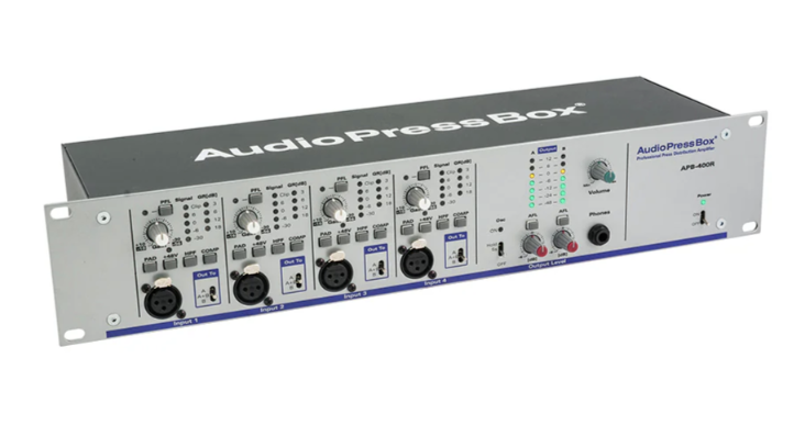 AudioPressBox APB-400 R активный 19-дюймовый рэковый распределительный предусилитель