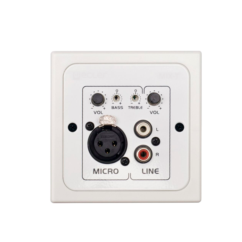 Ecler CWPAMIXT настенная панель с встроенным микшером