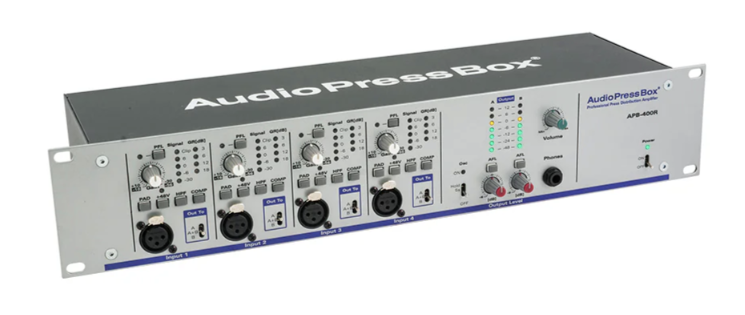 AudioPressBox APB-400 R-RPS рэковый распределительный предусилитель