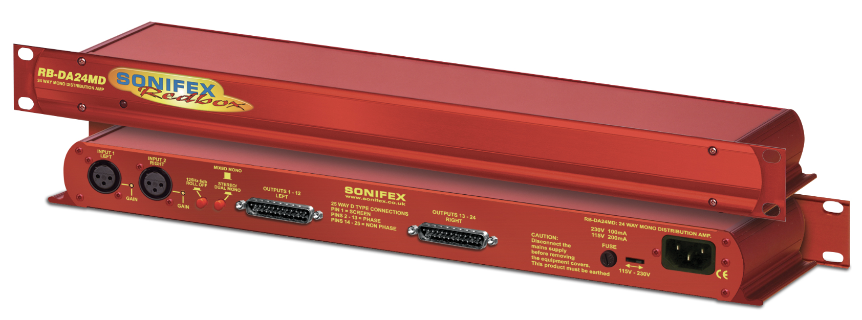 Sonifex RB-DA24MD распределительный усилитель с 24 моно аудиовыходами