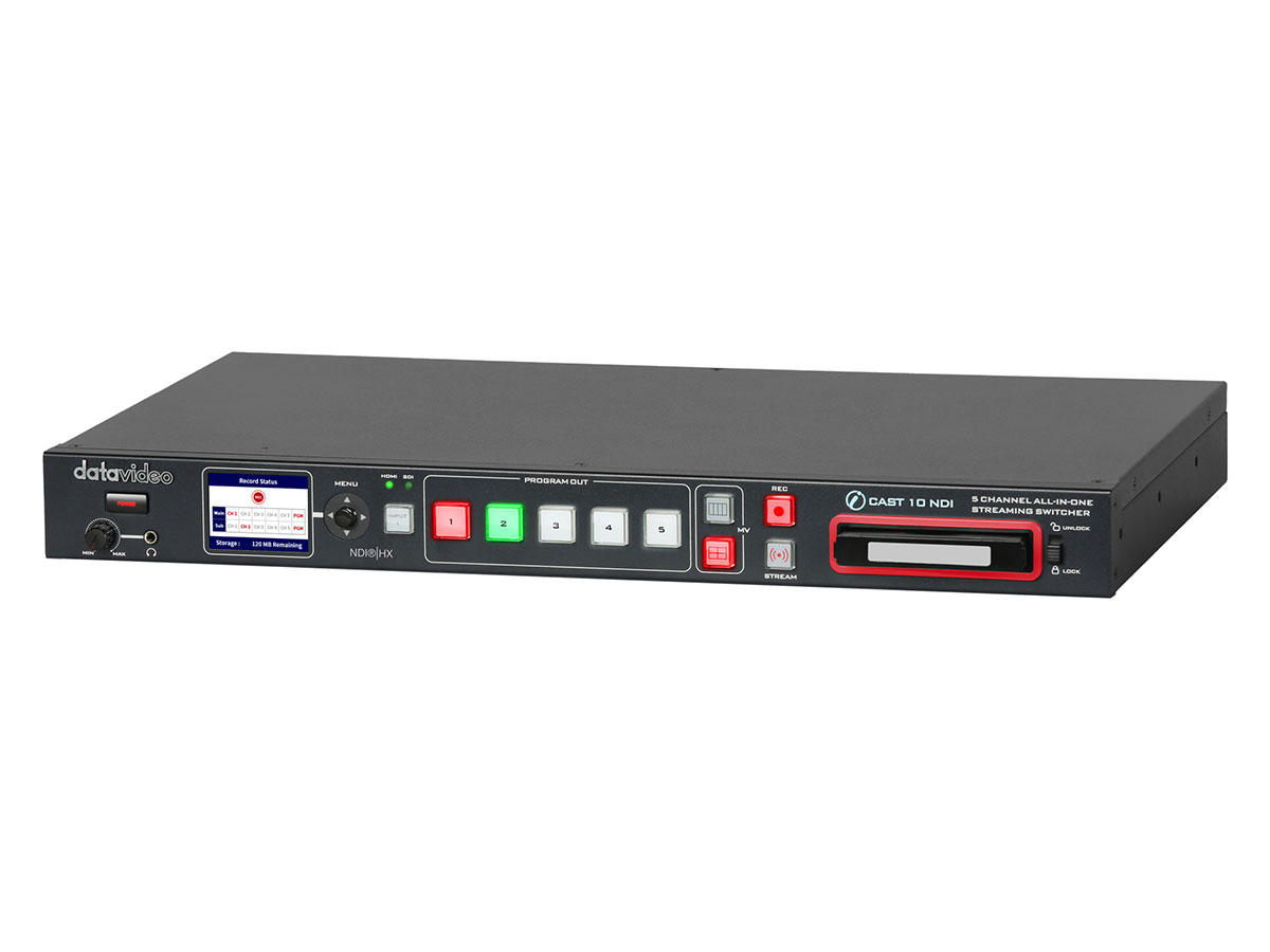  Datavideo 5-Channel All-in-one Streaming Switcher  контроллер камеры