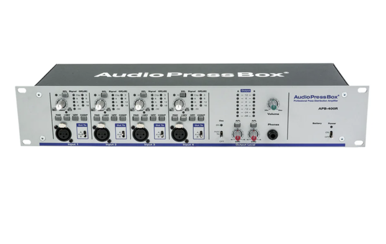 AudioPressBox APB-400 R активный 19-дюймовый рэковый распределительный предусилитель