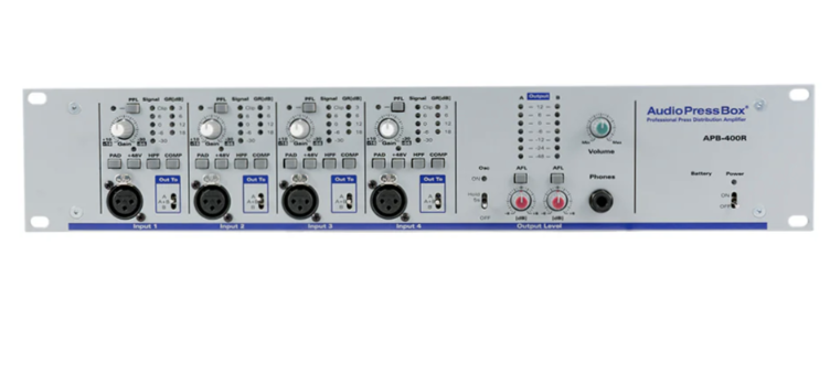 AudioPressBox APB-400 R-RPS рэковый распределительный предусилитель