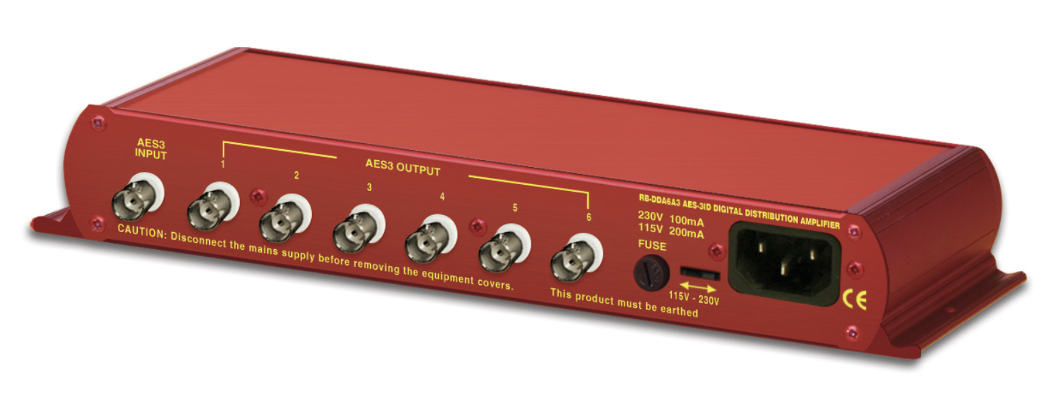 Sonifex RB-DDA6A3 6-полосный стереофонический цифровой аудиоусилитель AES-3id