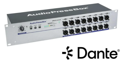 AudioPressBox APB-D116 R-D активный 19-дюймовый аудиораспределитель  с 1 линейным входом