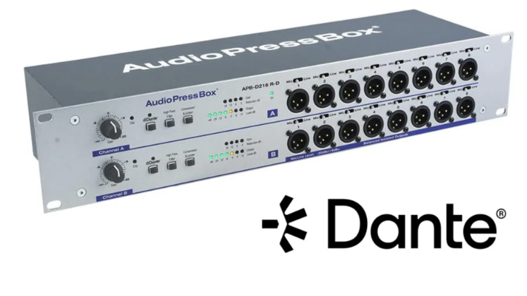 AudioPressBox APB-D216 R-D активный 19-дюймовый аудиораспределитель